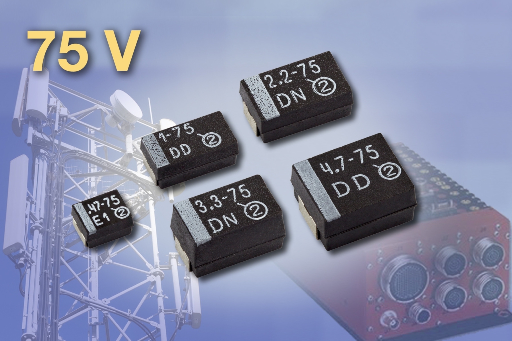 Vishay - New 75 V TR3 And 293D TANTAMOUNT Solid Tantalum Chip ...