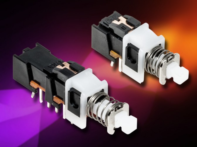 C&K Components PHB Pushbutton Switches Feature Kinked Terminals for ...