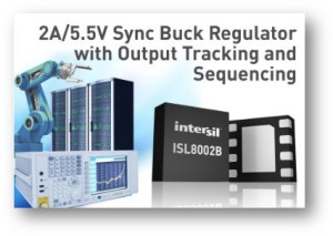 Intersil - ISL8002B 2A/5.5V Compact Sync Buck Regulator