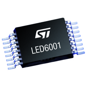 STMicroelectronics - ALED6001 - Automotive-grade PWM-dimmable single channel LED driver