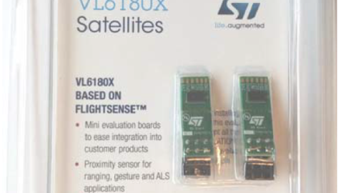 STMicroelectronics – Satellite boards based on VL6180X proximity, gesture and ambient light sensor