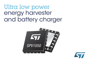 STMicroelectronics - SPV1050 Energy-harvesting power management ICs help build your IoT sensor network