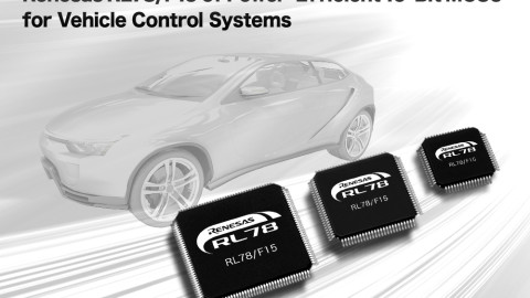 Renesas Electronics Delivers RL78/F15 Group of Low-Power 16-Bit MCUs for Vehicle Control Systems