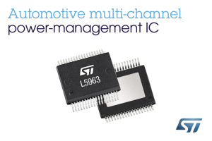 STMicroelectronics - L5963 Dual monolithic switching regulator with LDO and HSD