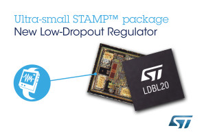 STMicroelectronics - LDBL20 - Extrem kleiner Low-Dropout-Regler in einem bahnbrechenden Bumpless Chip-Scale Package
