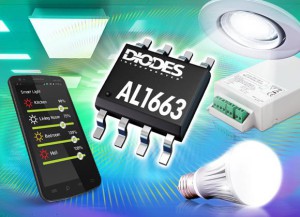 Diodes - Dimmable LED Controllers Drive Lamps up to 150W with High Power Factor
