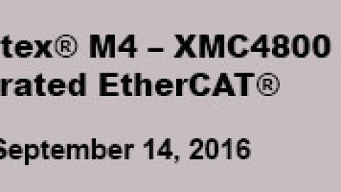 Joint Webinar Infineon and Rutronik – ARM® Cortex® M4 – XMC4800 with integrated EtherCAT®