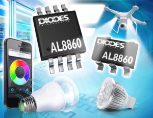 Diodes - AL8860 - Constant Current DC-DC LED Driver with Low Standby Power Mode from Diodes Incorporated provides up to 40W Output