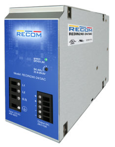 RECOM - REDIN240/3AC - 240 Watt 3 Phase DIN-Rail Power Supply