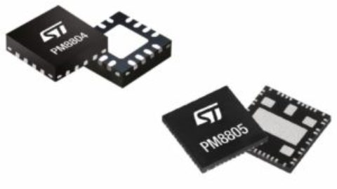STMicroelectronics – PM8804 / PM8805 – 100W PoE chipset for connectivity and smart buildings