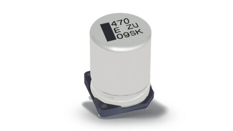 Panasonic Industry introduces new ZU series of Electrolytic Polymer Hybrid Capacitors type with remarkable ripple current and temperature features for a wide range of particularly demanding applications