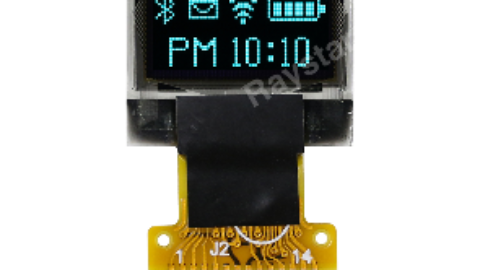 0.49″, 64×32 Micro OLED Display Module, Micro OLED Screen from Raystar available at Rutronik