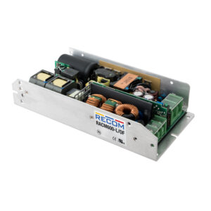 RECOM - RACM600 - 600W peak AC/DC power supply for industrial, household and medical applications
