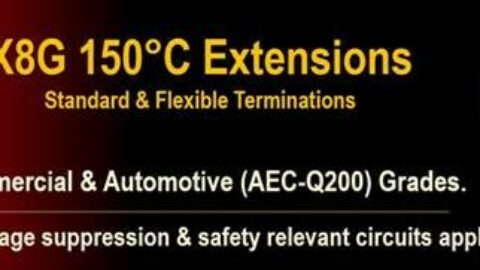 Kemet X8G 150°C Extensions