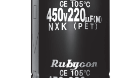 New Series of Rubycon Snap-In Electrolytic Capacitors